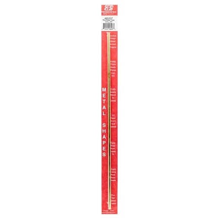 K&S Precision Metals K&S 3/16 in. D X 12 in. L Round Brass Tube 1 pk 8207